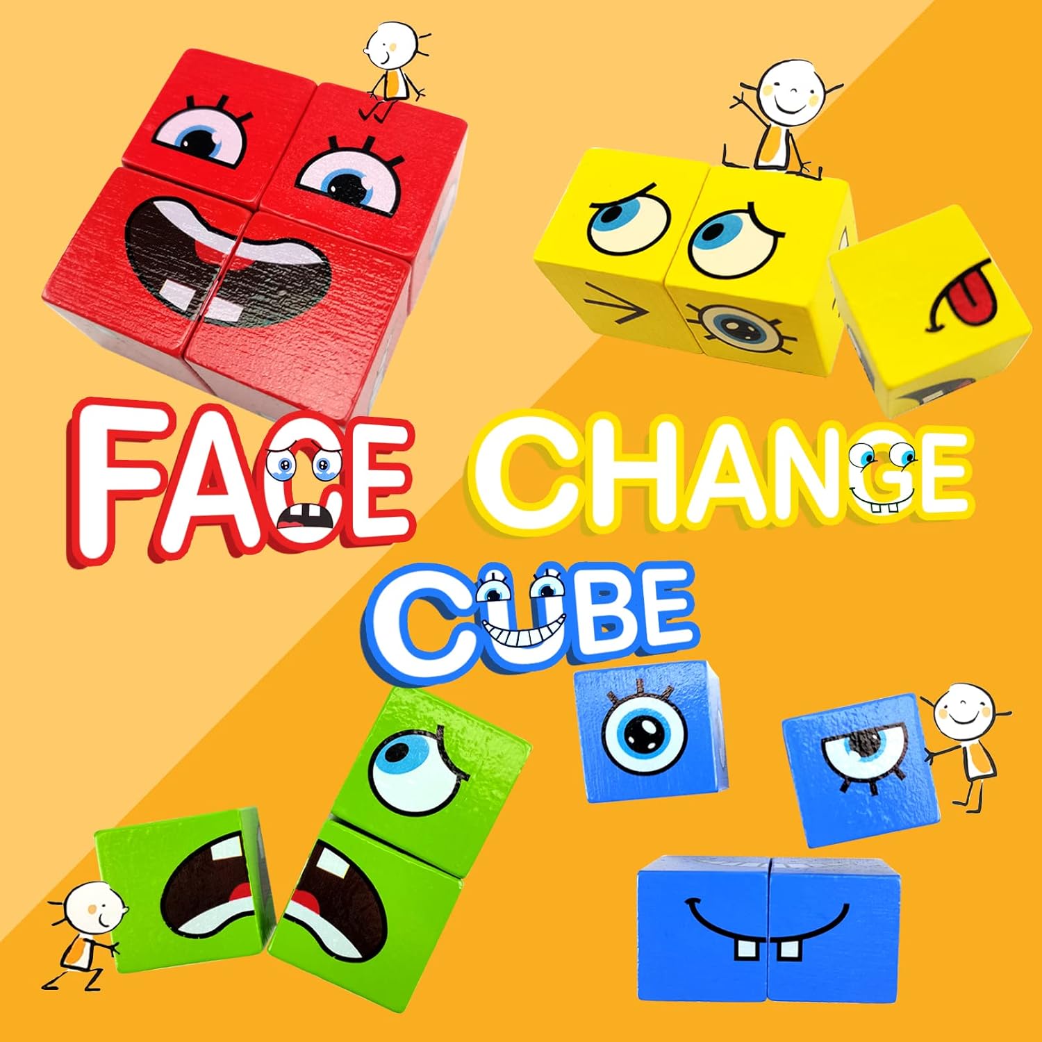Fun Face Changing Rubik's Cube